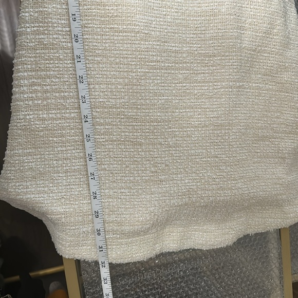 Zara Cream Mini Dress with Button Detail - Picture 8 of 9